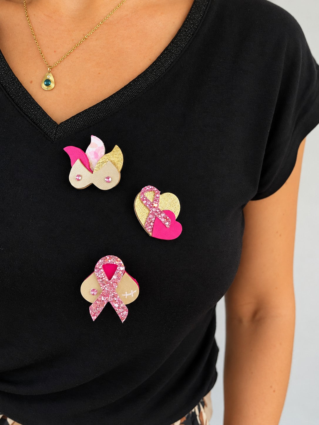 Octobre Rose : Broche Valiente
