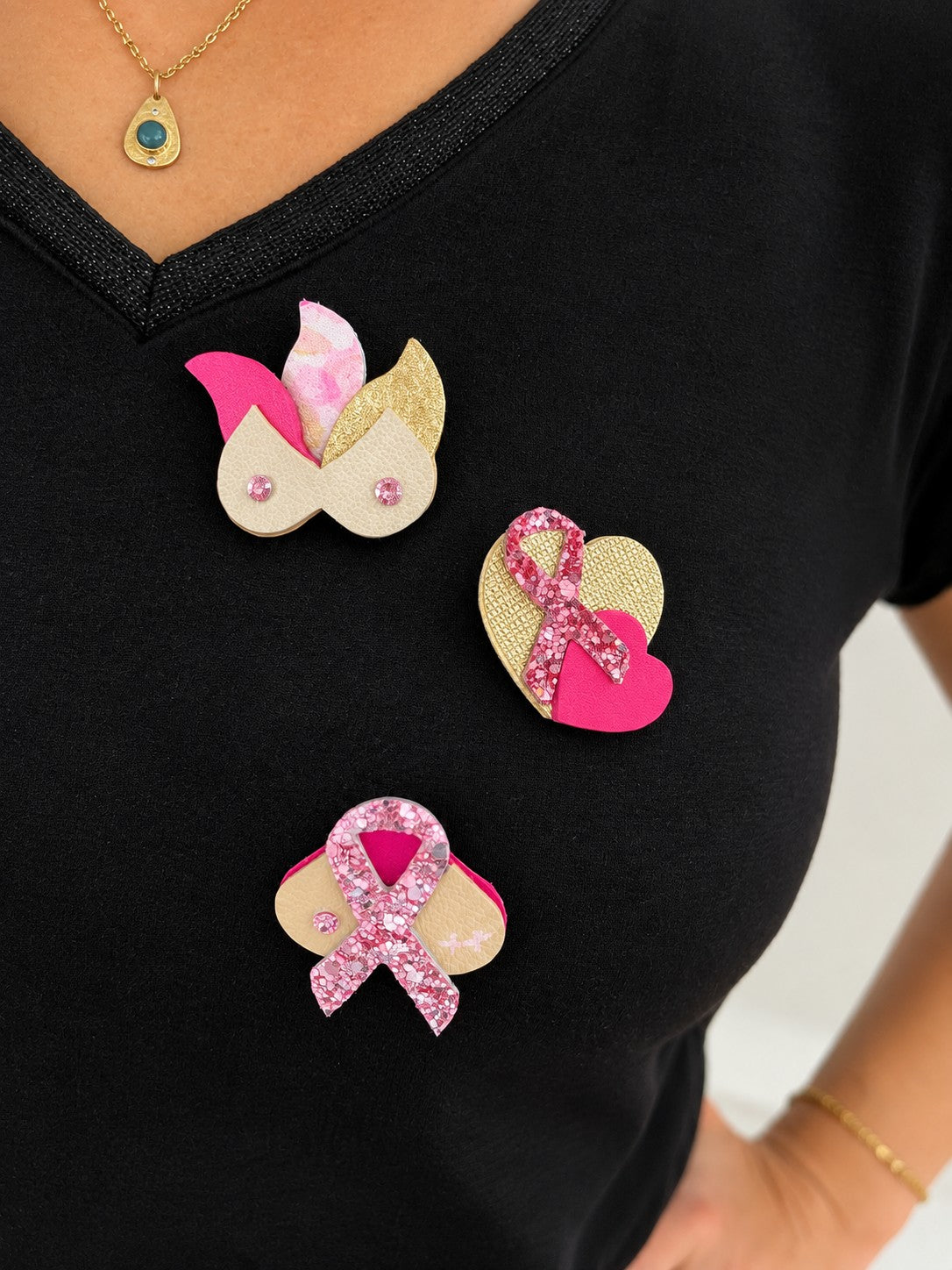 Octobre Rose : Broche Fuego